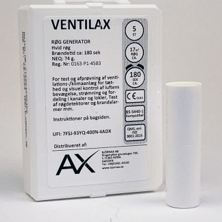Ventilax røgpatroner, 5 stk/pk uden gift