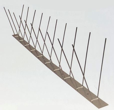 Duepigge full metal, 2 rækker, 60 m