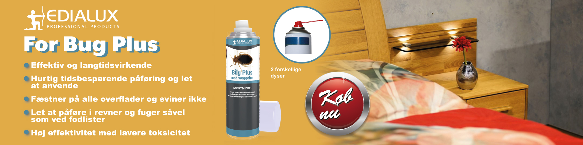 For Bug Plus – mod væggelus